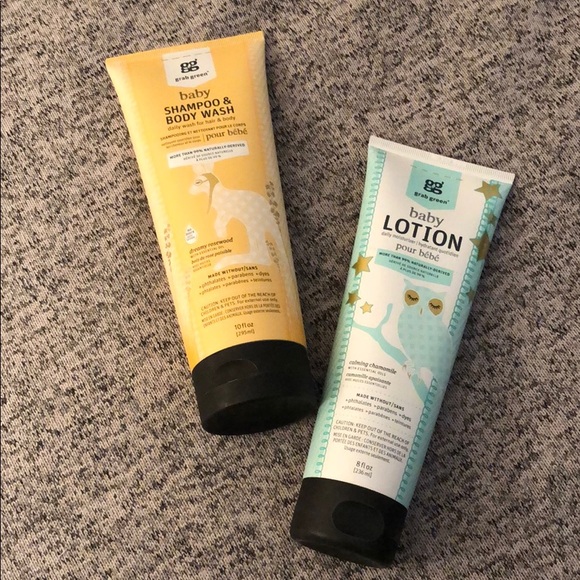 grab green baby shampoo